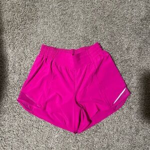 Women's Lululemon Pink Hotty Hot 4” Shorts